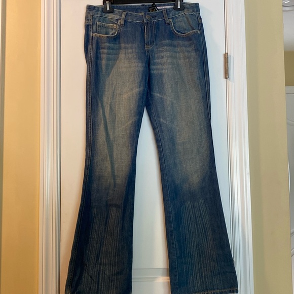 Buffalo Vintage Never Used Detailed Design Sexy Fit Pink Floral Inside Jeans - Picture 4 of 16